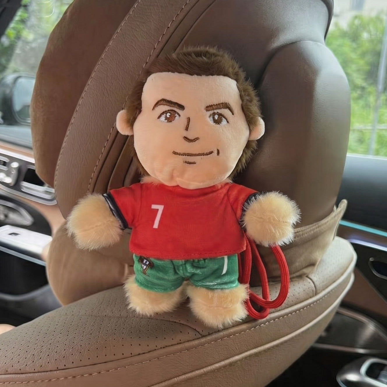 Football Legend Plush - Number 7 Jersey Stuffed Toy Top Goal Scorer Handmade Plush 18cm
