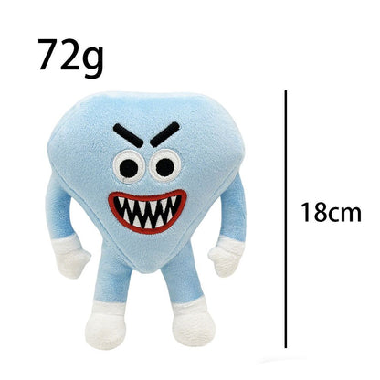 Diamond Plush Save the Shapes Game Plush Handmade Plush 18cm