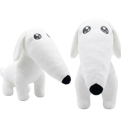 Borzoi Dog Plush Long Nose Dog Plush Let Me Do It For You Meme Handmade Plush 40cm