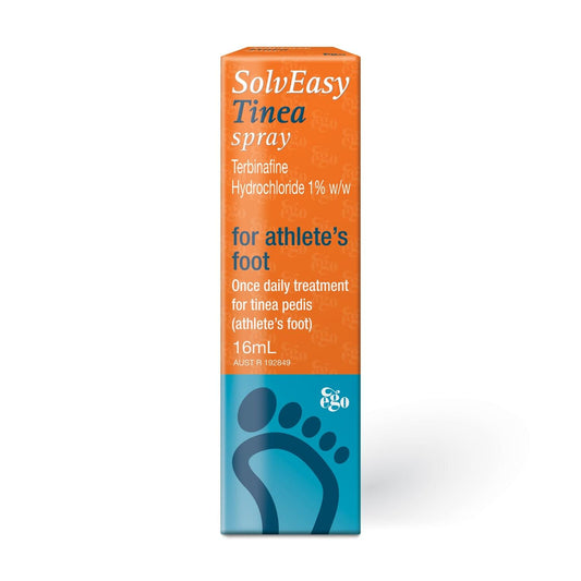 SolvEasy anti-fungal tinea spray, 16 mL box for athlete’s foot