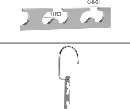 Space Saving Hangers Metal Hanger Magic Cascading Hanger Closet Clothes Organizer(4 Pack)