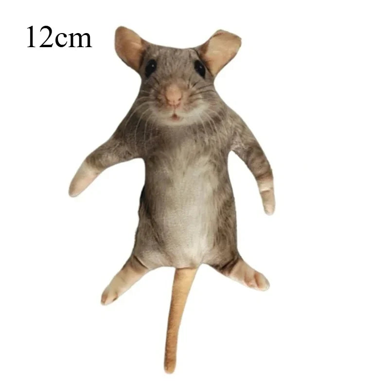 Spoof Mouse Plush | Novelty Meme Plush Toy | Ugly-Cute Stuffed Animal | 12cm / 24cm