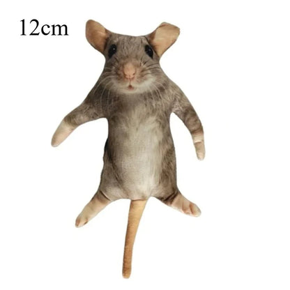Spoof Mouse Plush | Novelty Meme Plush Toy | Ugly-Cute Stuffed Animal | 12cm / 24cm