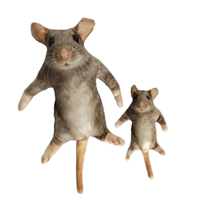 Spoof Mouse Plush | Novelty Meme Plush Toy | Ugly-Cute Stuffed Animal | 12cm / 24cm