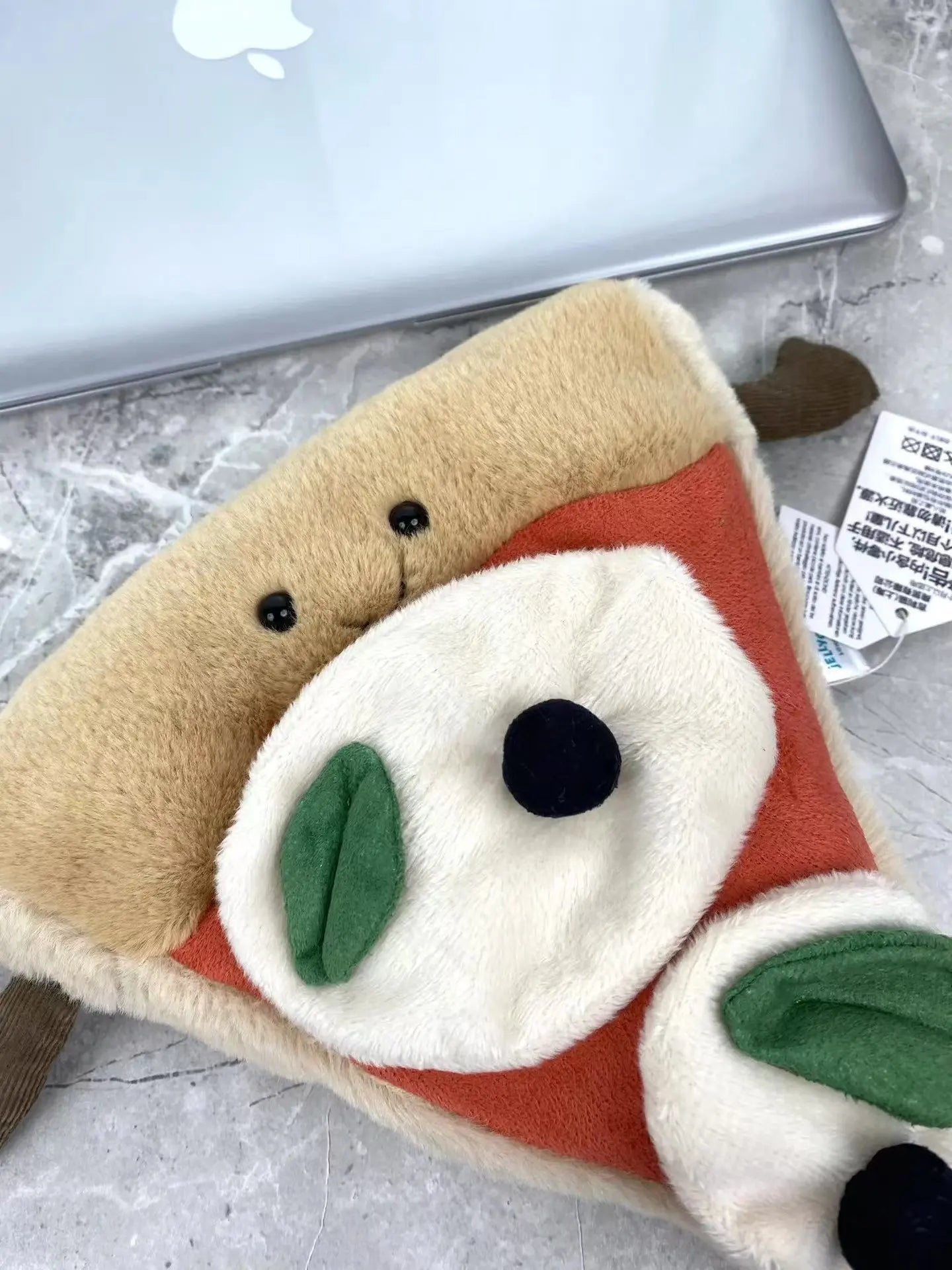 13cm Kawaii Pizza Plush  Soft Mini Food Pillow Toy for Kids & Decor