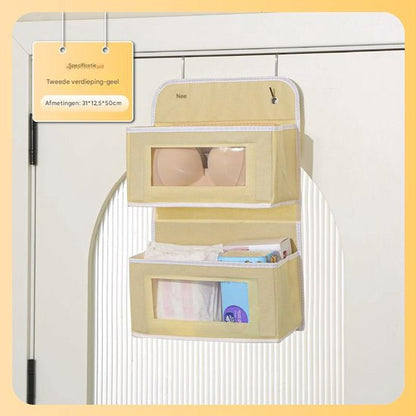 Storage Bag - Door Storage Bag - Large Capacity - Multi-Layer - Toys - Miscellaneous - Storage Bag - Student Dorm Storage Rack - 2 Layers