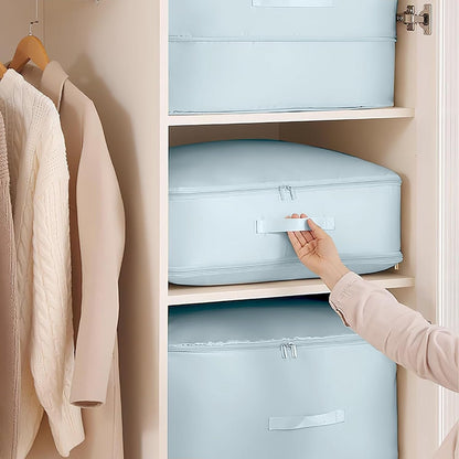 Storage Bag - Organizer - Storage Bags - Movable Organizer Bags - Space-Saving Bags - Storage Bag - Organizer - For Blankets/Pillows/Clothing/Duvet - Self-Compressing - With Zipper Handles - Compact - Movable - 54x42x30cm/54x42x50cm