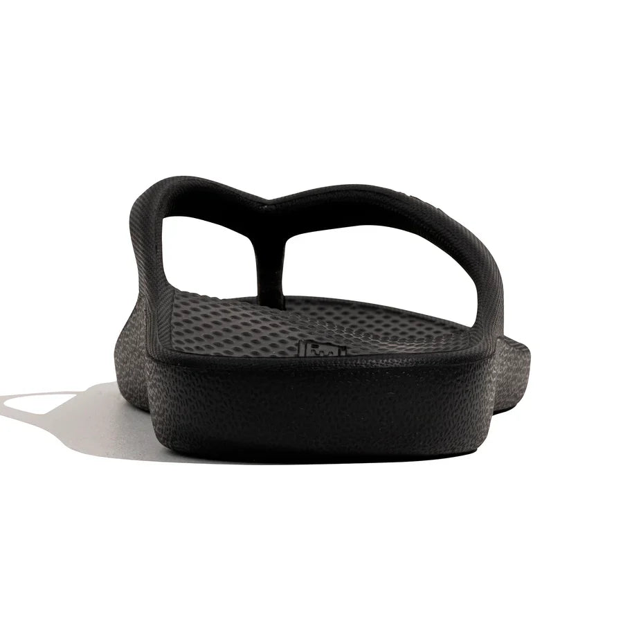 Archline Rebound Orthotic Thongs - Black