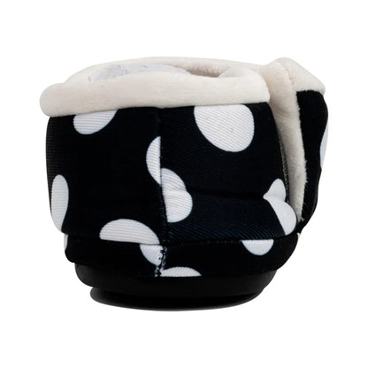 Archline Orthotic Slippers Closed – Black/White Polkadots (Womens)