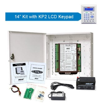 Ness M1 GOLD 14" KIT with KP2 LCD Keypad – Advanced Hybrid Security and Automation Panel (SKU: NASS-K-1002-KP2)