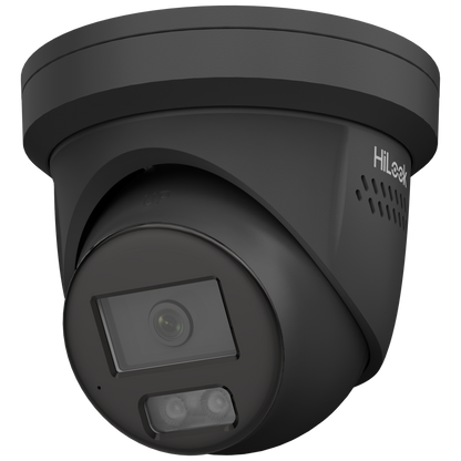 HiLook IPC-T269H2 6MP Outdoor All-In-One Flateye Turret Camera, H.265, 30m IR, With Mic, IP67 rating, 2mm