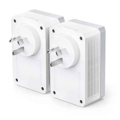 TP-Link TL-PA4010P KIT AV600 Passthrough Powerline Starter Kit 300m