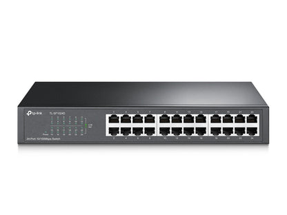 TP-Link TL-SF1016 | 16-Port 10/100Mbps Rackmount Ethernet Switch | Energy-Efficient | Fanless | Plug & Play