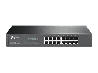 TP-Link TL-SG1016D 16-Port Gigabit Desktop/Rackmount Switch | Efficient High-Speed Networking for Business and Office