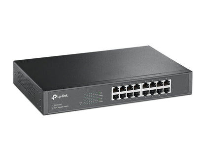 TP-Link TL-SG1016D 16-Port Gigabit Desktop/Rackmount Switch | Efficient High-Speed Networking for Business and Office