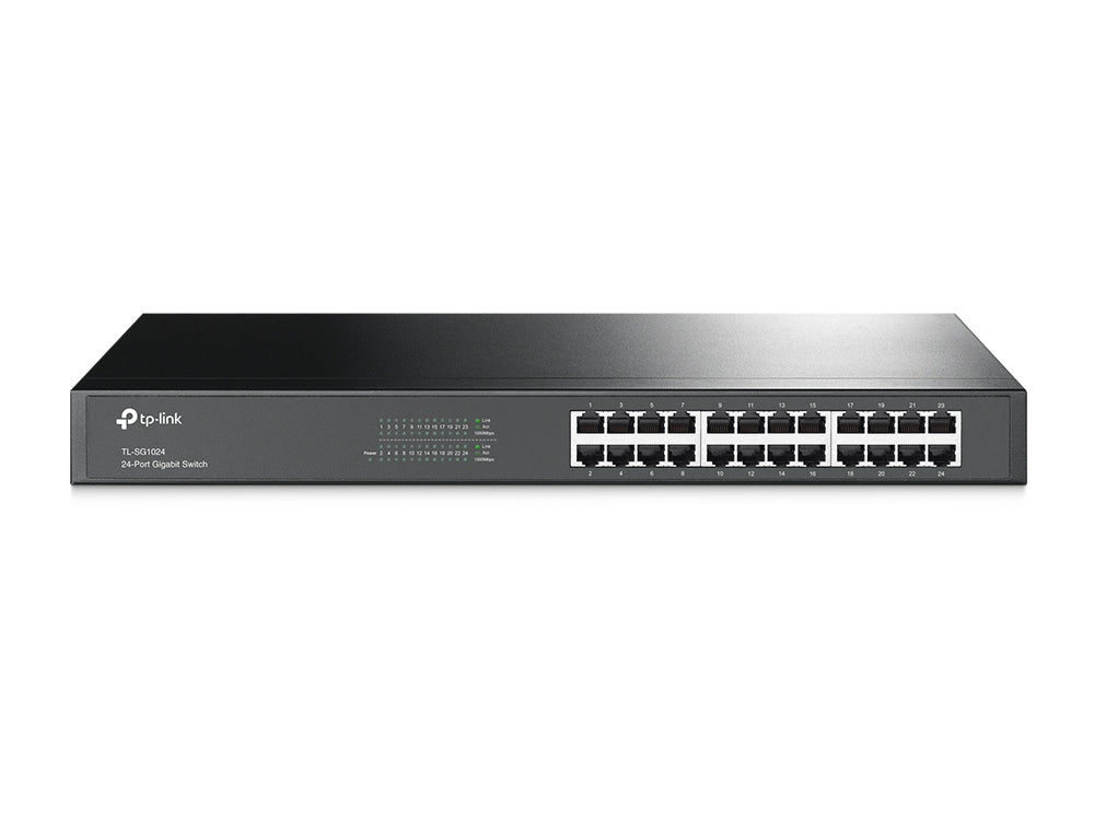 TP-Link TL-SG1024 24-Port Gigabit Rackmount Switch | Reliable High-Speed Networking for Business and Enterprise