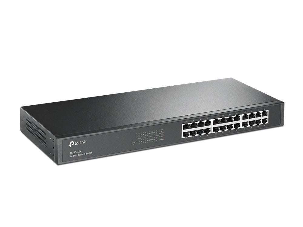 TP-Link TL-SG1024 24-Port Gigabit Rackmount Switch | Reliable High-Speed Networking for Business and Enterprise