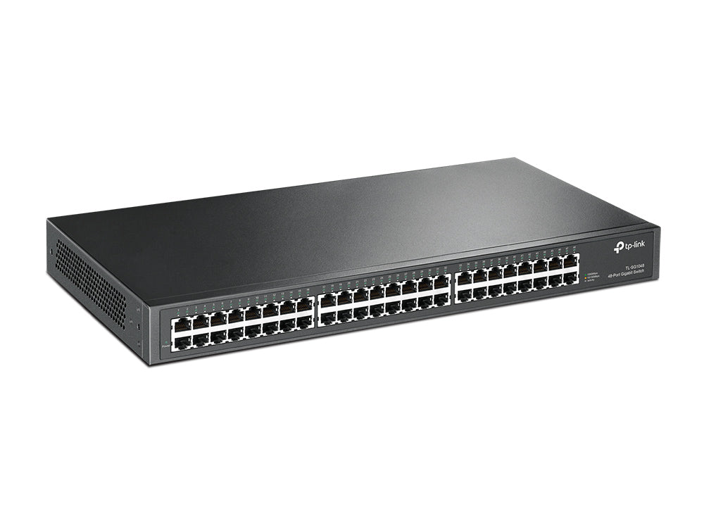 TP-Link TL-SG1048 48-Port Gigabit Rackmount Switch | High-Density Networking for Business and Enterprise