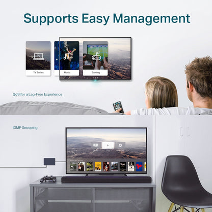 TP-Link TL-SG108E 8-Port Gigabit Easy Smart Switch |