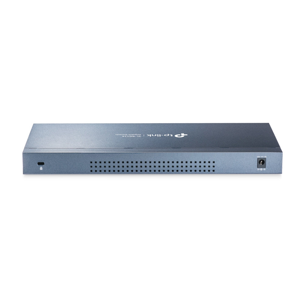 TP-Link TL-SG116 16-Port Gigabit Desktop Switch | Silent, High-Speed Networking with Energy-Saving Green Technology