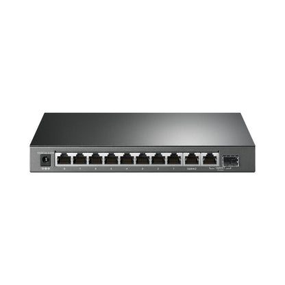 TP-Link TL-SG1210MP 10-Port Gigabit Desktop Switch with 8 PoE+ Ports, 123W Power Budget, Combo SFP, Extend & Isolation Modes – Silent Fanless Design for SMB and Surveillance