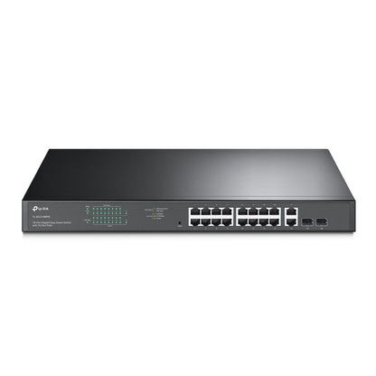 TP-Link TL-SG1218MPE 18-Port Gigabit Easy Smart Switch with 16-Port PoE+ | 250W PoE Budget, Intelligent Power Management, Ideal for SMB Networks