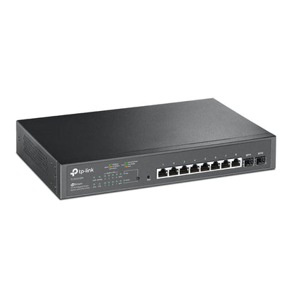 TP-Link TL-SG2210MP – JetStream 10-Port Gigabit Smart Managed Switch with 8-Port PoE+