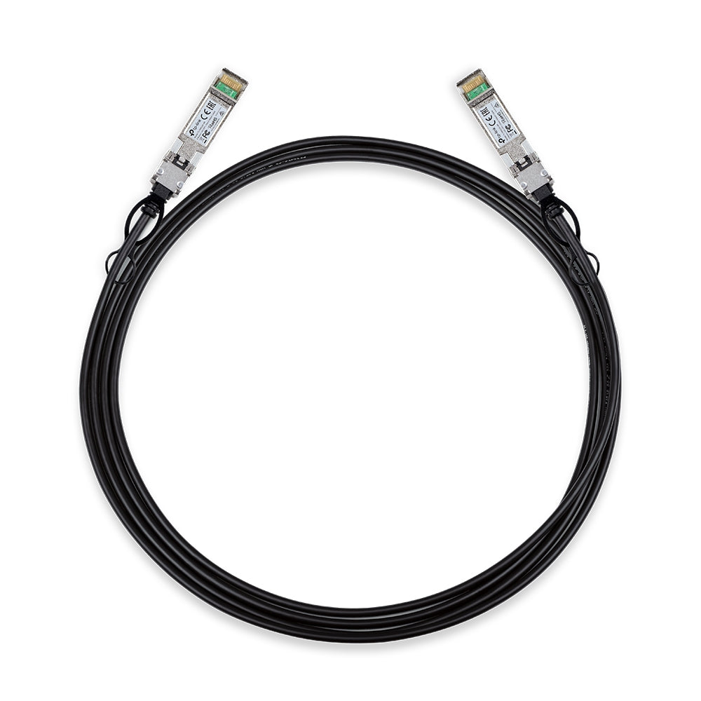 TP-Link TL-SM5220-3M | 3m 10G SFP+ DAC Cable | Passive High-Speed Connectivity for Data Centers & Enterprise