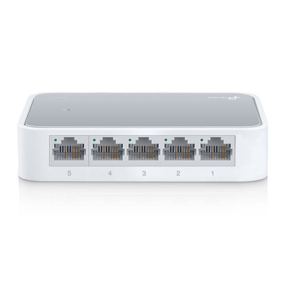 5-Port 10/100Mbps Desktop Ethernet Switch | Energy-Efficient, Plug & Play LAN Expansion