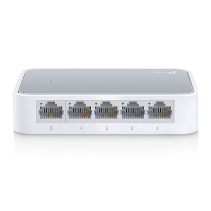 5-Port 10/100Mbps Desktop Ethernet Switch | Energy-Efficient, Plug & Play LAN Expansion