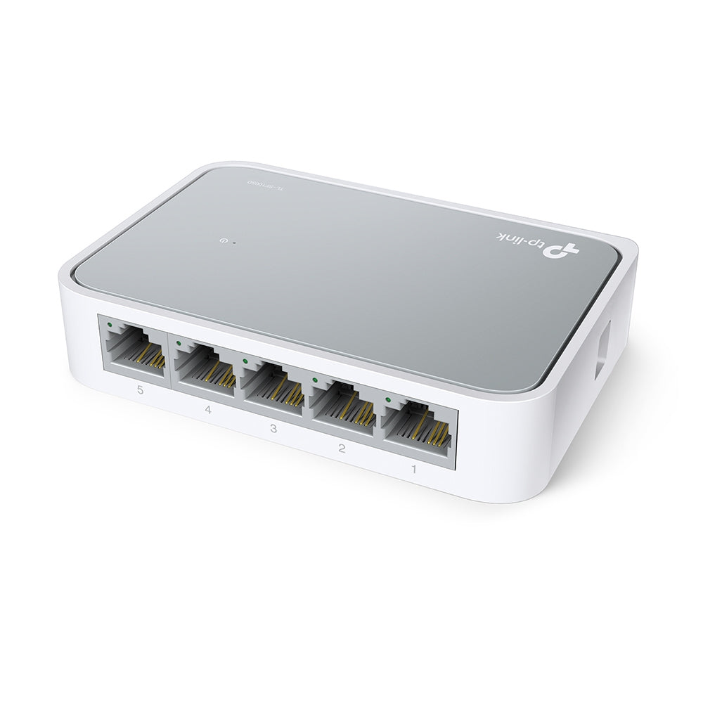 5-Port 10/100Mbps Desktop Ethernet Switch | Energy-Efficient, Plug & Play LAN Expansion