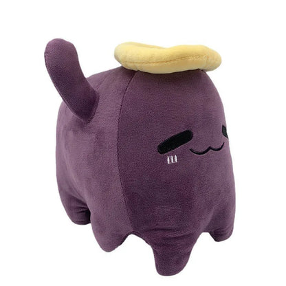 Takodachi Plush Purple Octopus Stuffed Animal VTuber Handmade Plush 18cm