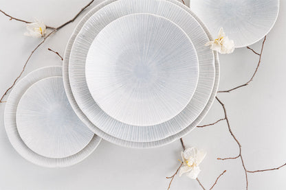 Tapas Plate 13cm Ice White Glaze
