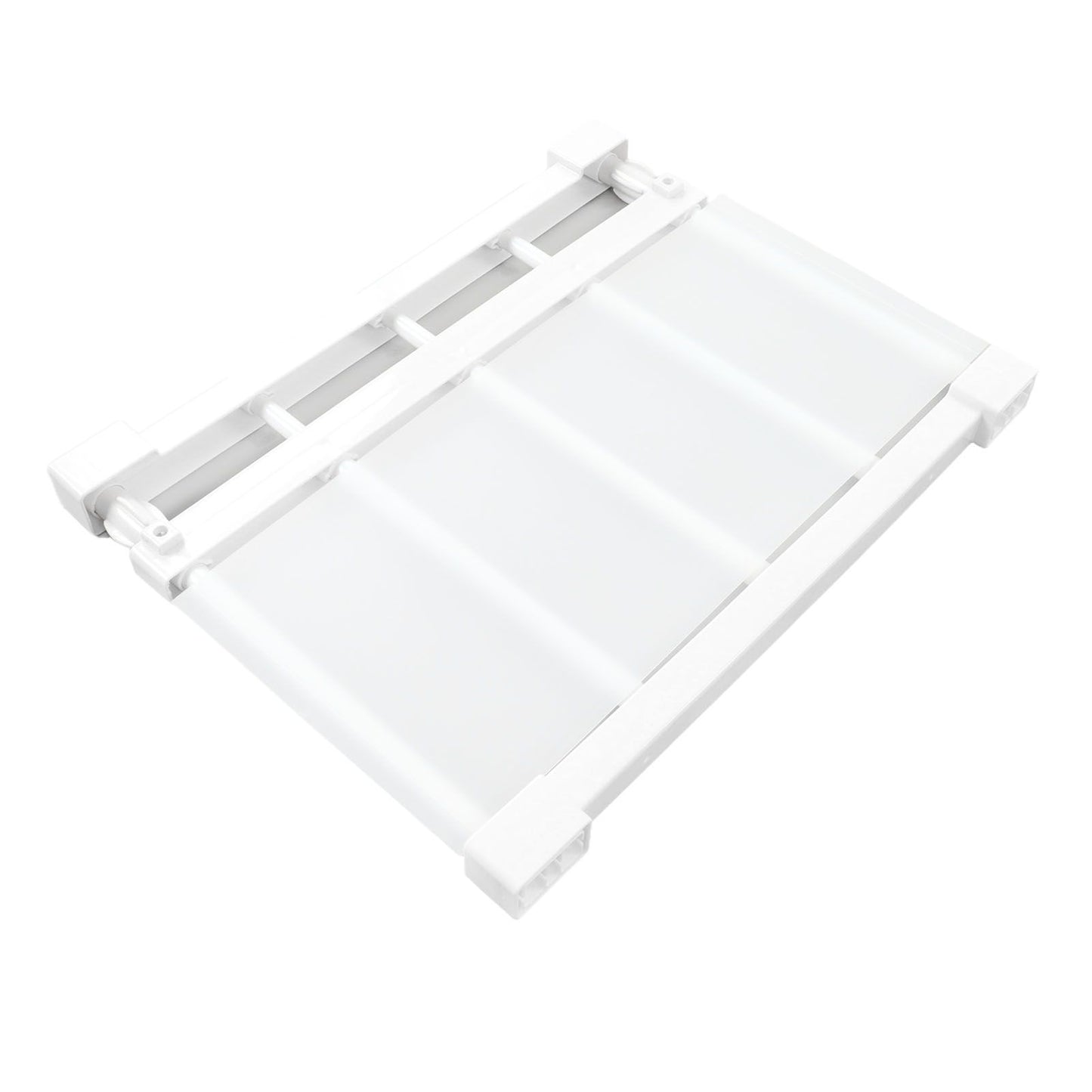 Tension Rod Shelf 14.2 Inch Width Nail Free Expandable Storage Rack for Cabinet Wardrobe 38 to 55cm /15 to 21.7in