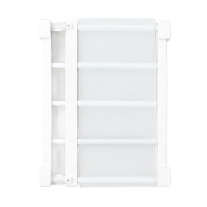 Tension Rod Shelf 14.2 Inch Width Nail Free Expandable Storage Rack for Cabinet Wardrobe 38 to 55cm /15 to 21.7in