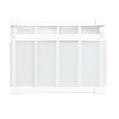 Tension Rod Shelf 14.2 Inch Width Nail Free Expandable Storage Rack for Cabinet Wardrobe 38 to 55cm /15 to 21.7in