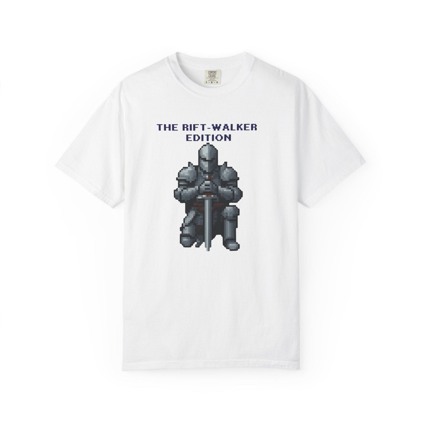The Rift-Walker Edition Pixel Knight  Retro Pixel Art Fantasy Tee – Soulslike Gaming Streetwear