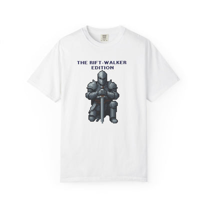 The Rift-Walker Edition Pixel Knight  Retro Pixel Art Fantasy Tee – Soulslike Gaming Streetwear