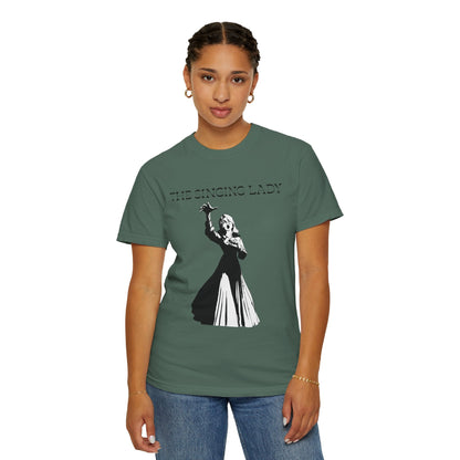 The Singing Lady T-Shirt — Vintage Silhouette Music Tee
