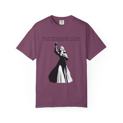 The Singing Lady T-Shirt — Vintage Silhouette Music Tee