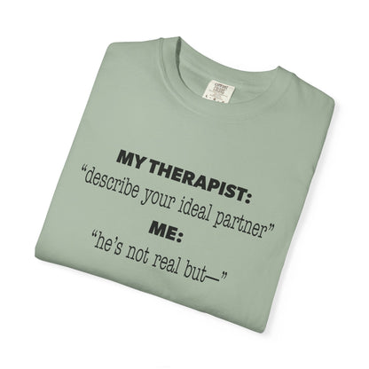Funny Yumejoshi T-Shirt He's Not Real But Comfort Character Tee Self Shipper Yumeship Gift