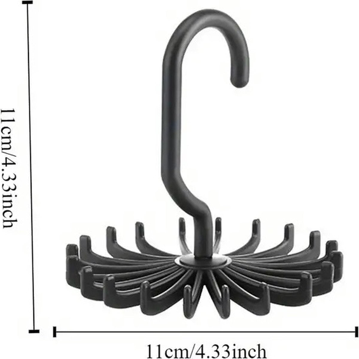 Tie Hanger | Tie Hanger | Tie Organizer | Tie Hook | Hang 20 Ties | White