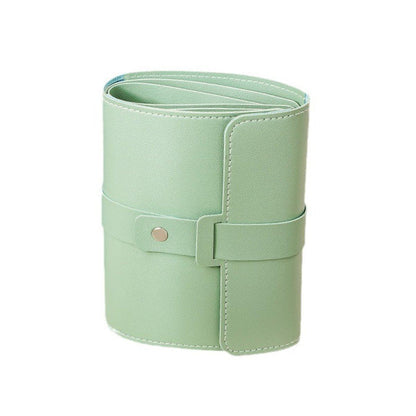Travel Jewellery Storage Bag Portable Organizer Pouch for Rings Earrings Case - Blue