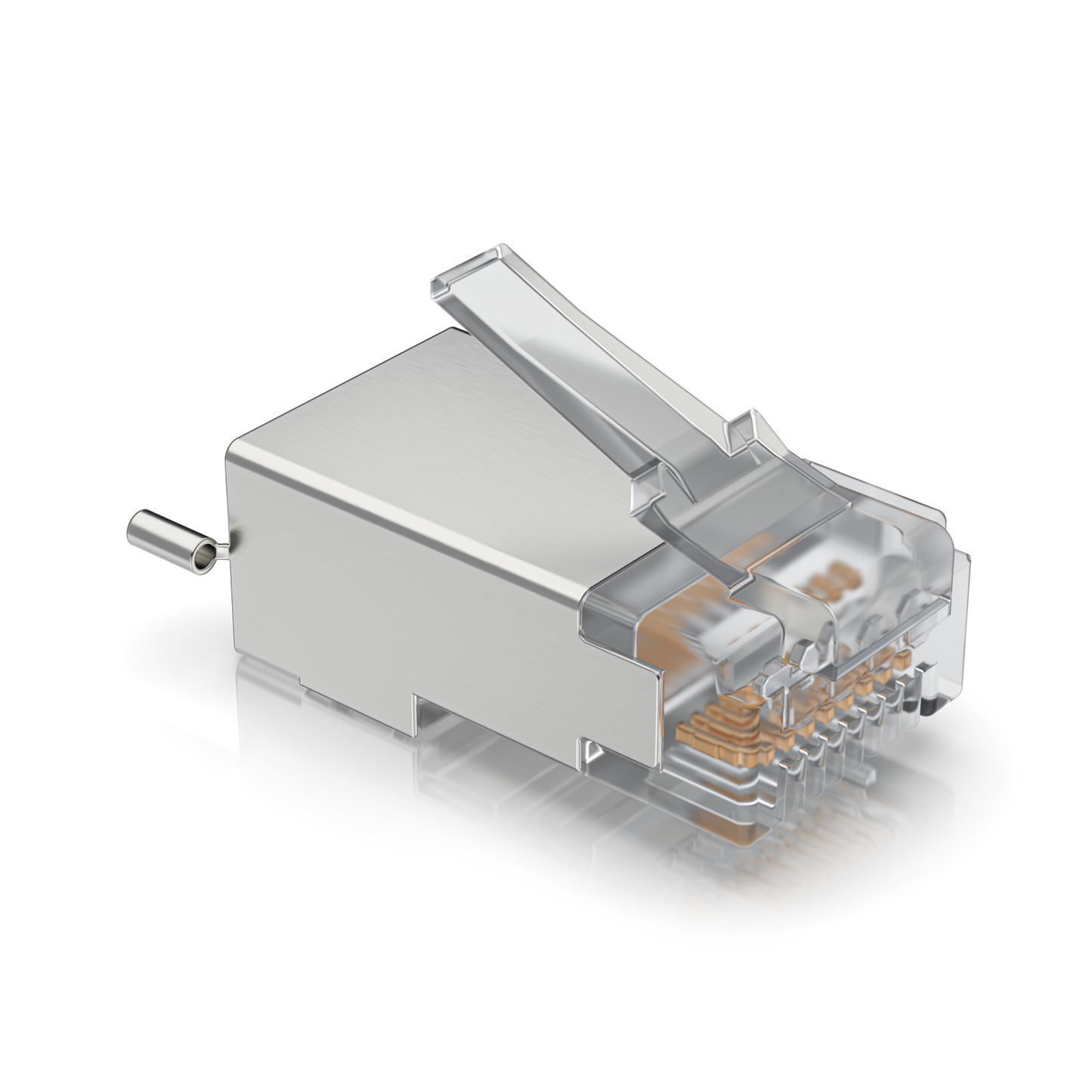 Ubiquiti UISP Shielded RJ45 Connector - 100 Pack | CAT5e 8P8C Shielded Plug | UBQUISP-CONN-SHD