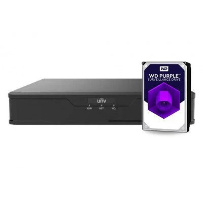 *NEW Uniview NVR301-08B-P8-IQ: Advanced 8 Channel Network Video Recorder NVR with Ultra 265 Compression