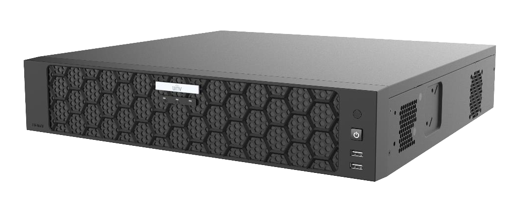 Uniview NVR508-64B 64 Channel AI Network Video Recorder | 12MP Recording | 8x SATA HDD Up to 96TB | 320Mbps Input | H.265 Compression