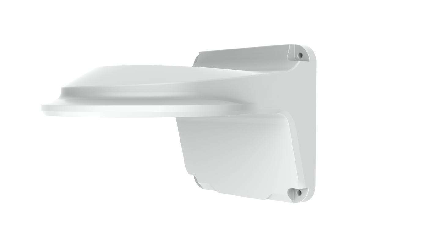 UNIVIEW UNVTR-WM04-IN WALL MOUNT BRACKET SUITS DOME WHITE ALUMINIUM ALLOY 0.48 KG
