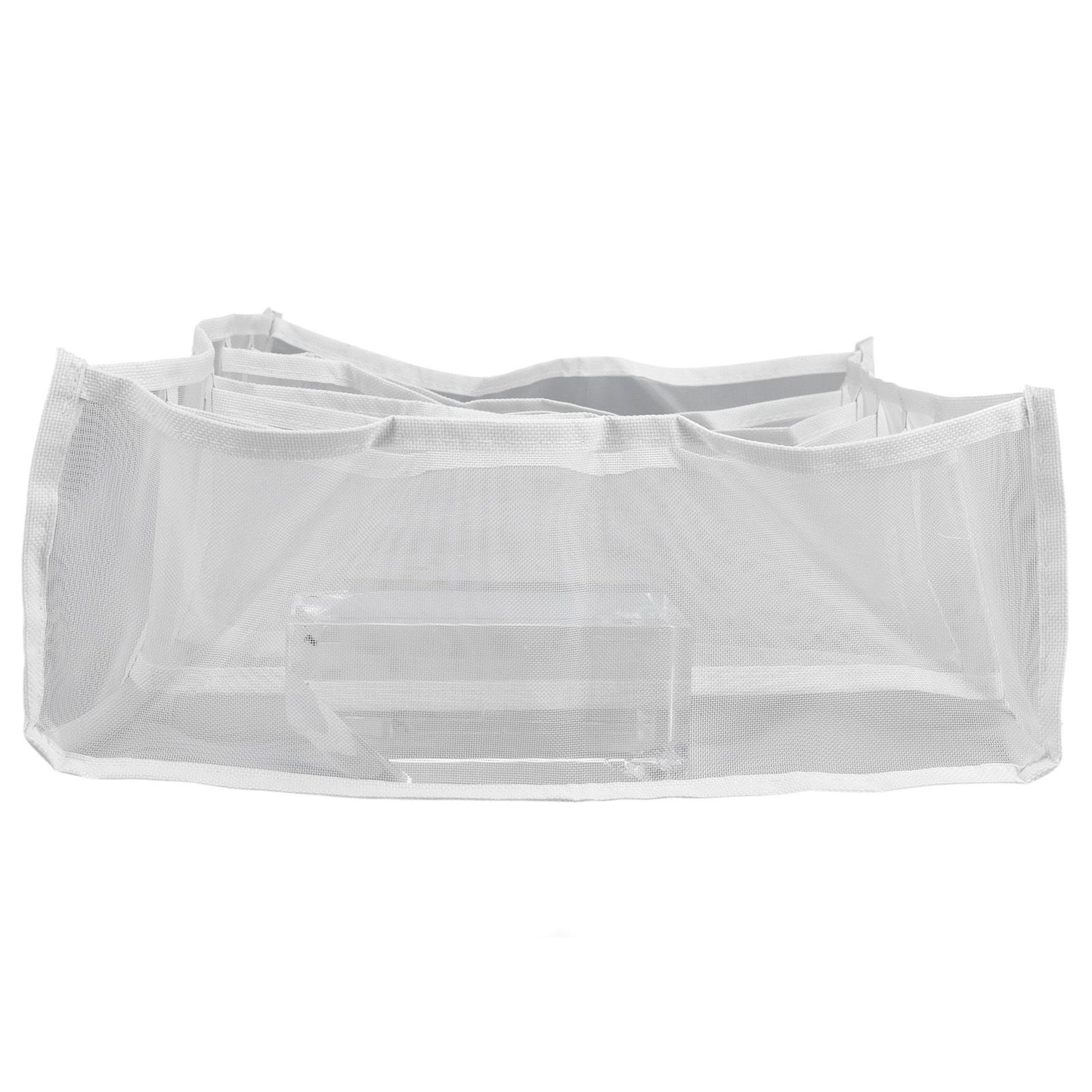 Underwear Storage Box Breathable Foldable Multiple Cells Drawer Organizer for Bras Socks6 Cells