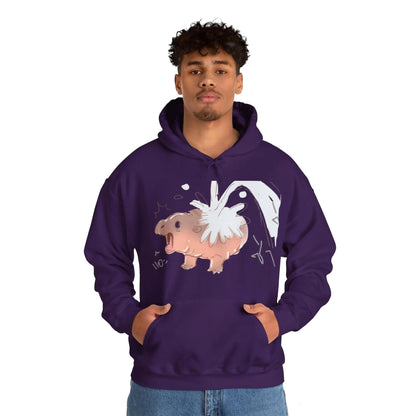 Moo Deng Hooded Sweatshirt: Embrace the Cuteness of the Viral Baby Pygmy Hippo