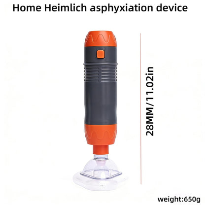 anti-choking device, Heimlich instrument, negative pressure suction, airway clearance, choking emergency, reusable emergency kit, Australian home safety, compact suction device